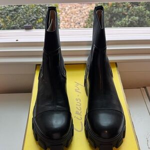 Circus by Sam Edelman Black Davina Chunky Ankle Boots. NWT & Box!